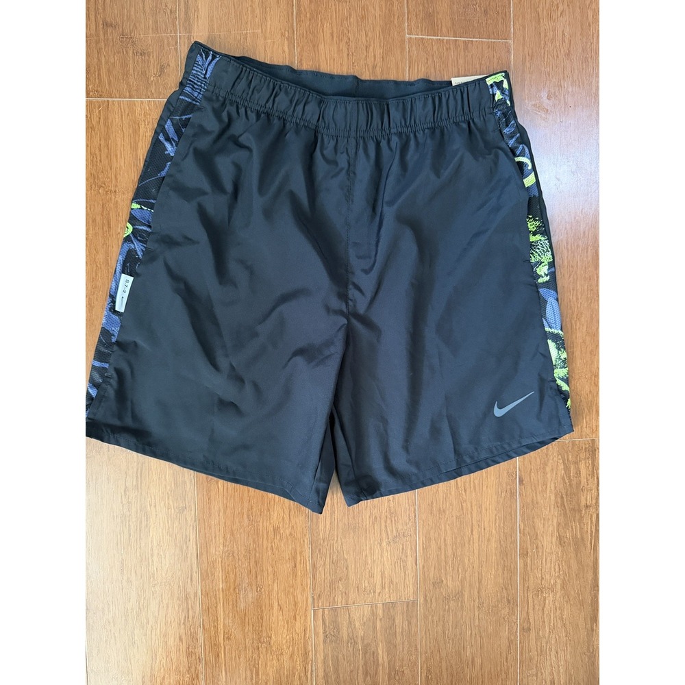 New Nike Challenger Dri-FIT Men's Running Shorts Black Size medium Training Gym